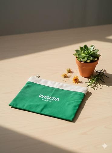 WELEDA platnena torbica sa rajsferšlusom - Praktična mini na lalafo.rs WELEDA platnena torbica sa rajsferšlusom - Praktična mini