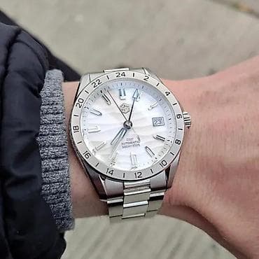 San Martin SN0129 GMT - 39mm - Bela - Seiko NH34 na lalafo.rs San Martin SN0129 GMT - 39mm - Bela - Seiko NH34