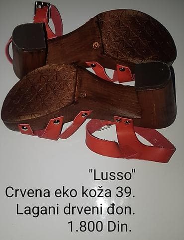 balasevic haljine: Sandale „Lusso“ – crvena eko koža, veličina 39. Viši stabilan at lalafo.rs — 8 balasevic haljine: Sandale „Lusso“ – crvena eko koža, veličina 39. Viši stabilan — 8