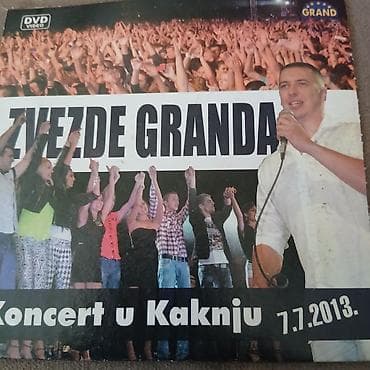 DVD “Zvezde Granda – Koncert u Kaknju, 7.7.2013.” - Izdanje: Grand na lalafo.rs DVD “Zvezde Granda – Koncert u Kaknju, 7.7.2013.” - Izdanje: Grand
