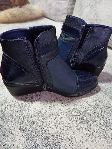 Ženske kožne gležnjače na malu platformu/skriveni klin. - Boja na lalafo.rs — 3 Ženske kožne gležnjače na malu platformu/skriveni klin. - Boja — 3