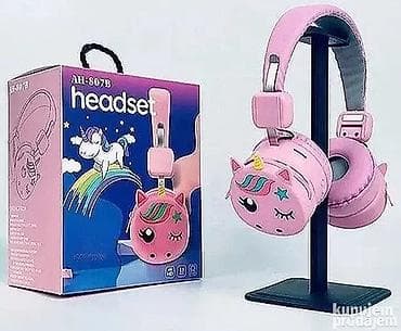 Bluetooth Roze Slušalice Jednorog - Model: 658 🦄 Bluetooth slušalice na lalafo.rs — 1 Bluetooth Roze Slušalice Jednorog - Model: 658 🦄 Bluetooth slušalice — 1