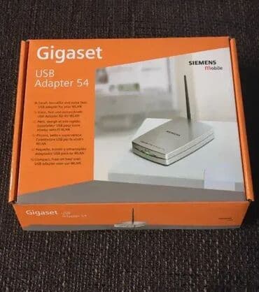 Modemi, ruteri i mrežni uređaji: Siemens Gigaset USB adapter for WLAN; 54 Mbit/sek. NOVO, neotpakovano! na lalafo.rs Modemi, ruteri i mrežni uređaji: Siemens Gigaset USB adapter for WLAN; 54 Mbit/sek. NOVO, neotpakovano!