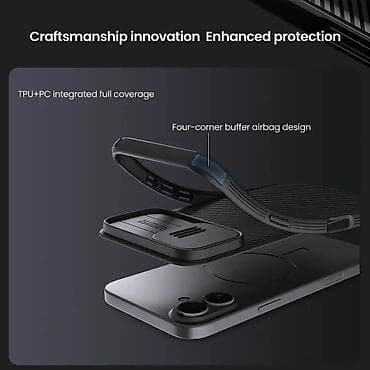 Futrola Nillkin Cam Shield Pro za Iphone 16 Plus (6.7) crna. Uz brzu na lalafo.rs — 8 Futrola Nillkin Cam Shield Pro za Iphone 16 Plus (6.7) crna. Uz brzu — 8