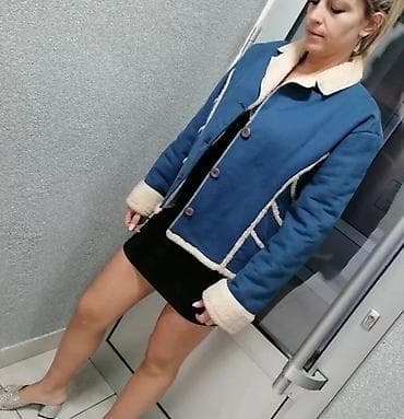 Ženska jakna sa krznenom postavom - Model: kraća, ravnog kroja, sa na lalafo.rs — 2 Ženska jakna sa krznenom postavom - Model: kraća, ravnog kroja, sa — 2