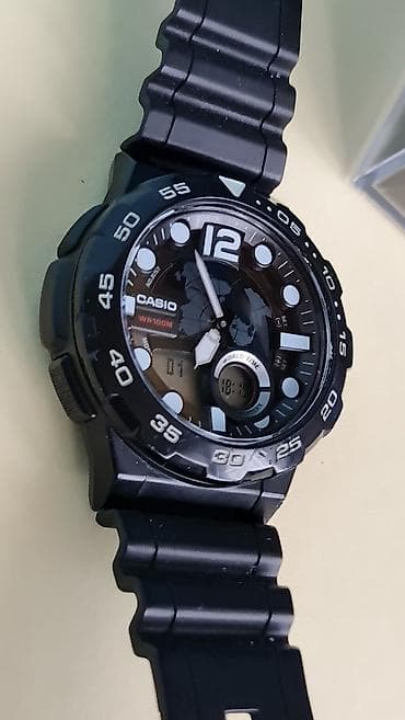 Casio AEQ-100 kombinovani ručni sat - Analogno-digitalni prikaz sa na lalafo.rs — 2 Casio AEQ-100 kombinovani ručni sat - Analogno-digitalni prikaz sa — 2