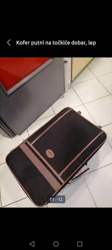 Kofer veći platneni na točkiće oko 60 /20 /25 . dobar. Kvalitetan na lalafo.rs — 2 Kofer veći platneni na točkiće oko 60 /20 /25 . dobar. Kvalitetan — 2