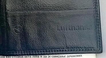 Vtg Lufthansa kožna crna futrola pasoš dokumente karte novča na lalafo.rs — 6 Vtg Lufthansa kožna crna futrola pasoš dokumente karte novča — 6