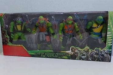 Nindža kornjače – Set od 4 junaka Set figura Nindža kornjača koji se na lalafo.rs — 2 Nindža kornjače – Set od 4 junaka Set figura Nindža kornjača koji se — 2