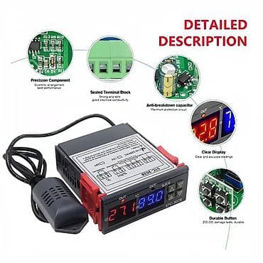 Electronics: STC3028 2x10A inkubator termostat vlagomer 220-240Vac at lalafo.rs — 9 Electronics: STC3028 2x10A inkubator termostat vlagomer 220-240Vac — 9
