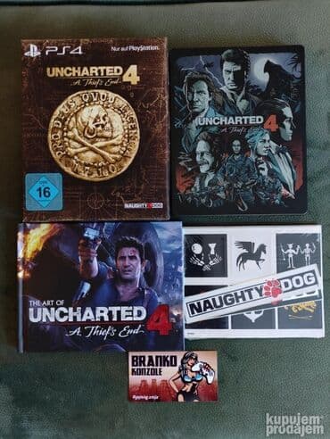 Prodajem original igricu za Sony Playstation 4 konzolu - Uncharted 4 at lalafo.rs Prodajem original igricu za Sony Playstation 4 konzolu - Uncharted 4