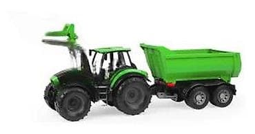 Toy Vehicles & Accessories: LENA Deutz-Fahr 9340 TTV traktor sa prednjim utovarivačem i prikolicom at lalafo.rs — 6 Toy Vehicles & Accessories: LENA Deutz-Fahr 9340 TTV traktor sa prednjim utovarivačem i prikolicom — 6