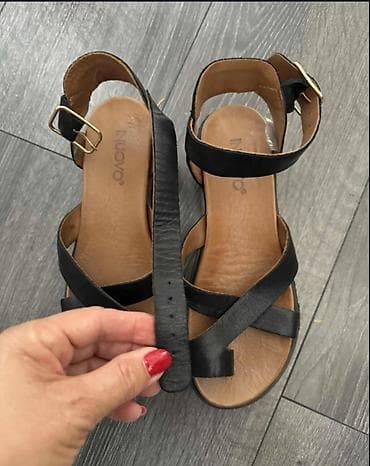 Oksfordice: INUOVO kožne sandale, jednom nošene, broj 36 na lalafo.rs — 8 Oksfordice: INUOVO kožne sandale, jednom nošene, broj 36 — 8