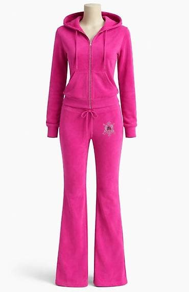 Ženski trenerka komplet – fuksija - Dvodijelni set od mekog velura na lalafo.rs Ženski trenerka komplet – fuksija - Dvodijelni set od mekog velura