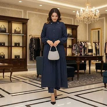 Komplet tunika i pantalone 4500 Veličine: 38 • 40 • 42 • 44 • 46 • 48 na lalafo.rs — 1 Komplet tunika i pantalone 4500 Veličine: 38 • 40 • 42 • 44 • 46 • 48 — 1