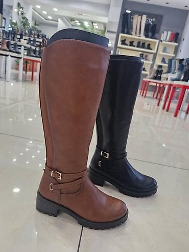 High boots, color - Brown at lalafo.rs — 3 High boots, color - Brown — 3