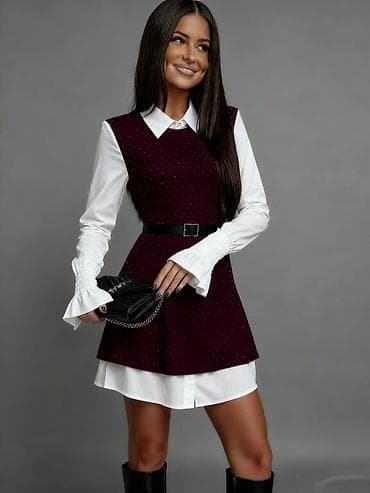 zenske broj: Naslov: Haljina Opis: Elegantna ženska haljina A-kroja sa efektnim at lalafo.rs — 4 zenske broj: Naslov: Haljina Opis: Elegantna ženska haljina A-kroja sa efektnim — 4