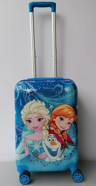 Backpacks, bags and suitcases: Disney Frozen dečji kofer na točkiće - Tvrdi kofer sa sjajnom plavom at lalafo.rs — 5 Backpacks, bags and suitcases: Disney Frozen dečji kofer na točkiće - Tvrdi kofer sa sjajnom plavom — 5