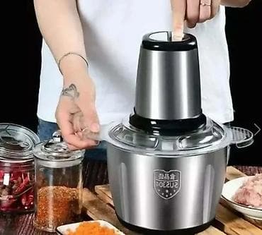 Multifunkcionalni električni seckalica/blender za kuhinju - Posuda od na lalafo.rs Multifunkcionalni električni seckalica/blender za kuhinju - Posuda od