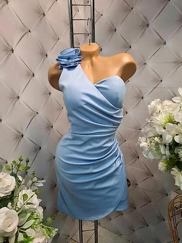 dve suknje po: Elegantna mini haljina na jedno rame - Model: asimetrična mini na lalafo.rs — 2 dve suknje po: Elegantna mini haljina na jedno rame - Model: asimetrična mini — 2