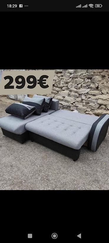 Sectional sofas: Ugaona garnitura sa ležajem – dimenzije 250 × 160 cm. - Moderan L at lalafo.rs — 3 Sectional sofas: Ugaona garnitura sa ležajem – dimenzije 250 × 160 cm. - Moderan L — 3