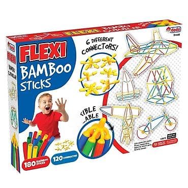 FLEXI Bamboo Sticks – kreativni konstruktorski set za decu 3+ - Set na lalafo.rs FLEXI Bamboo Sticks – kreativni konstruktorski set za decu 3+ - Set