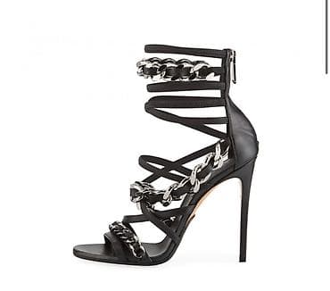 Balmain Diva Chain-Trim Strappy Sandal - Luksuzne ženske sandale sa na lalafo.rs — 2 Balmain Diva Chain-Trim Strappy Sandal - Luksuzne ženske sandale sa — 2