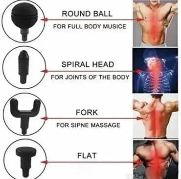 NOVO - Masažer - Aparat za Masažu - Pištolj za Masažu 💆♂️💪 na lalafo.rs NOVO - Masažer - Aparat za Masažu - Pištolj za Masažu 💆♂️💪