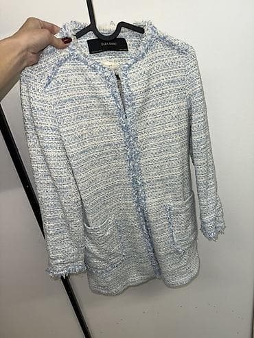 ZARA BASIC ženski blejzer/kaputić od tvida - Model: ravnog, blago A na lalafo.rs — 1 ZARA BASIC ženski blejzer/kaputić od tvida - Model: ravnog, blago A — 1