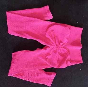 Leggings, Bike shorts: Ženske sportske helanke – hot pink - Visok struk sa širokim at lalafo.rs — 9 Leggings, Bike shorts: Ženske sportske helanke – hot pink - Visok struk sa širokim — 9
