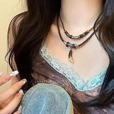 Set od dve ogrlice "Vučiji zub", ručni rad na koži, etno. Novo!!! na lalafo.rs — 5 Set od dve ogrlice "Vučiji zub", ručni rad na koži, etno. Novo!!! — 5