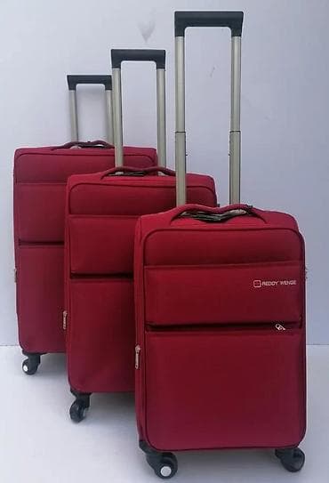 za svaki dan: Set kofera za putovanje – 3 komada, crvena boja - Brend: Reddy Wengie at lalafo.rs — 2 za svaki dan: Set kofera za putovanje – 3 komada, crvena boja - Brend: Reddy Wengie — 2