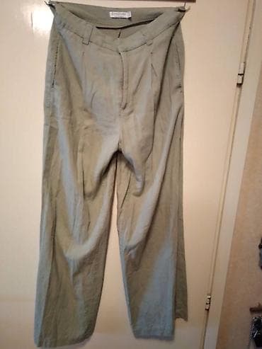 Zenske letnje pantalone Stradivarius svetlo zelene br.32, pamuk 100 na lalafo.rs — 1 Zenske letnje pantalone Stradivarius svetlo zelene br.32, pamuk 100 — 1