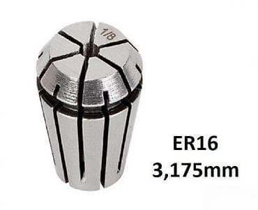 cepaci za drva: ER16 stezna čaura – 3,175 mm (1/8") - Tip: ER16 precizna stezna čaura na lalafo.rs — 3 cepaci za drva: ER16 stezna čaura – 3,175 mm (1/8") - Tip: ER16 precizna stezna čaura — 3