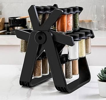 Rotirajući stalak za začine – 18 teglica - Kompaktan, dvoslojni na lalafo.rs — 3 Rotirajući stalak za začine – 18 teglica - Kompaktan, dvoslojni — 3