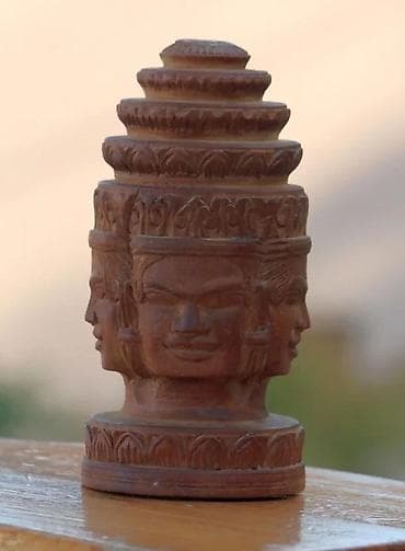 Antiques: Drvena statua Brahme 4 lica - 18 cm, ručni rad. Drvena statua hindu at lalafo.rs — 1 Antiques: Drvena statua Brahme 4 lica - 18 cm, ručni rad. Drvena statua hindu — 1