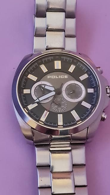 Police muški ručni sat – hronografski dizajn - Kućište od nerđajućeg na lalafo.rs — 1 Police muški ručni sat – hronografski dizajn - Kućište od nerđajućeg — 1