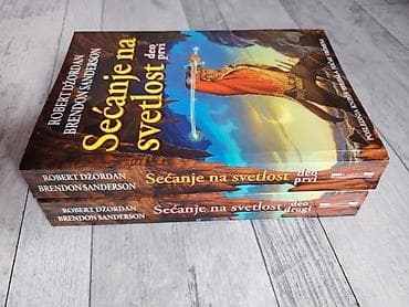 Ostalo: ROBERT DZORDAN BRENDON SANDERSON Secanje na svetlost 1 i 2 Na prodaju na lalafo.rs — 3 Ostalo: ROBERT DZORDAN BRENDON SANDERSON Secanje na svetlost 1 i 2 Na prodaju — 3