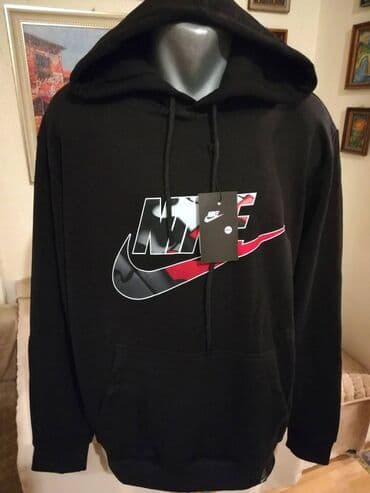 Duks, 2XL, Nike, bоја - Crna, Sa kapuljačom na lalafo.rs Duks, 2XL, Nike, bоја - Crna, Sa kapuljačom