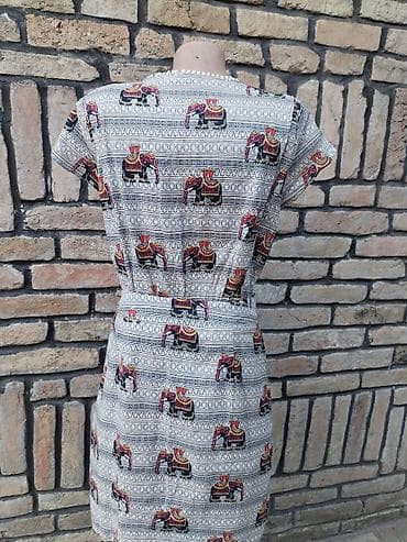 Viskozna haljina, vel M, kao nova. - Materijal: prijatna viskoza at lalafo.rs — 5 Viskozna haljina, vel M, kao nova. - Materijal: prijatna viskoza — 5