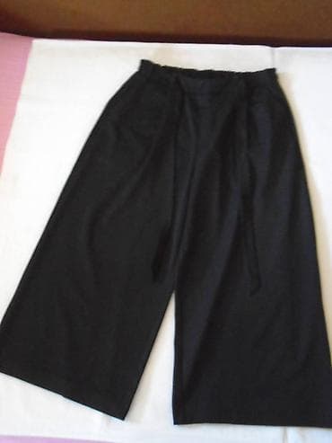 Women's Clothing: Terranova crne pantalone, širokih nogavica sa lastišem i kaišem u at lalafo.rs — 6 Women's Clothing: Terranova crne pantalone, širokih nogavica sa lastišem i kaišem u — 6