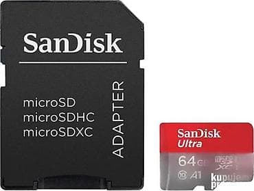 Electronics: SanDisk Ultra microSDXC 64 GB + SD adapter - Kapacitet: 64 GB - at lalafo.rs — 1 Electronics: SanDisk Ultra microSDXC 64 GB + SD adapter - Kapacitet: 64 GB - — 1