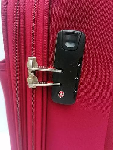 Travel suitcases and bags: Veliki putni kofer na točkićima – crveni - Materijal: mekani tekstil at lalafo.rs — 6 Travel suitcases and bags: Veliki putni kofer na točkićima – crveni - Materijal: mekani tekstil — 6