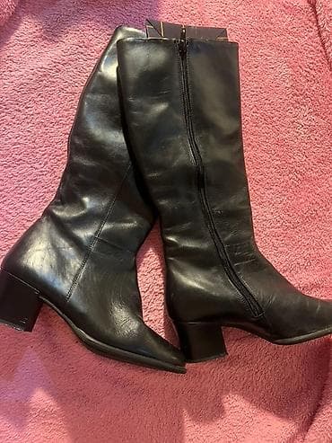 High boots, 38, color - Black at lalafo.rs — 1 High boots, 38, color - Black — 1