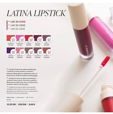 Beauty & Care: FARMASI kolekcija za usne – negujuće ulje i ruževi Lip Oil – at lalafo.rs — 2 Beauty & Care: FARMASI kolekcija za usne – negujuće ulje i ruževi Lip Oil – — 2