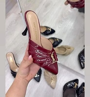 Elegantne ženske klompe/sabo sandale sa potpeticom, špicastog vrha na lalafo.rs — 3 Elegantne ženske klompe/sabo sandale sa potpeticom, špicastog vrha — 3