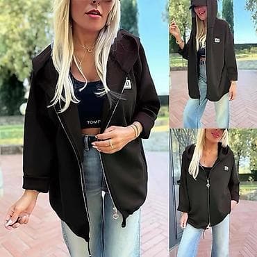 Ženska urbana jakna/duks sa kapuljačom i rajsferšlusom - Model na lalafo.rs Ženska urbana jakna/duks sa kapuljačom i rajsferšlusom - Model