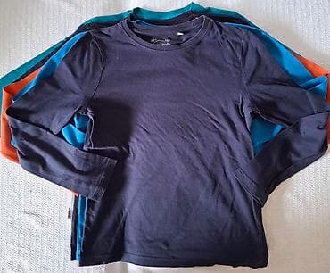 Set dugih majica za dečake – 6 komada - Majica 1: bele osnove sa više na lalafo.rs — 4 Set dugih majica za dečake – 6 komada - Majica 1: bele osnove sa više — 4