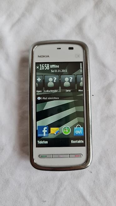 Nokia touchscreen telefon (bela/srebrna) - Ekran osetljiv na dodir sa na lalafo.rs — 5 Nokia touchscreen telefon (bela/srebrna) - Ekran osetljiv na dodir sa — 5