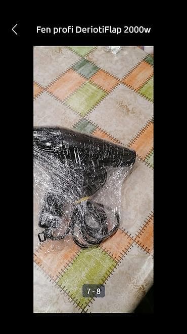 Fen profi za kosu Derioti 2000w
Mirjevo na lalafo.rs — 8 Fen profi za kosu Derioti 2000w
Mirjevo — 8